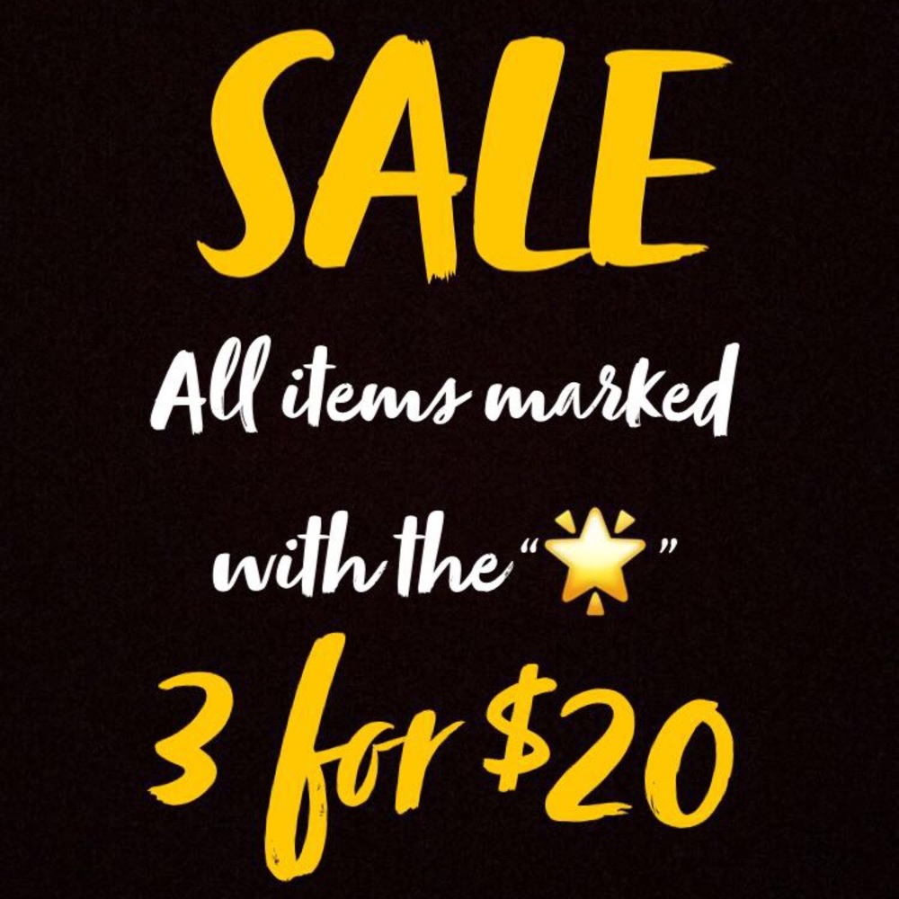 🌟🌟🌟3 for $20🌟🌟🌟